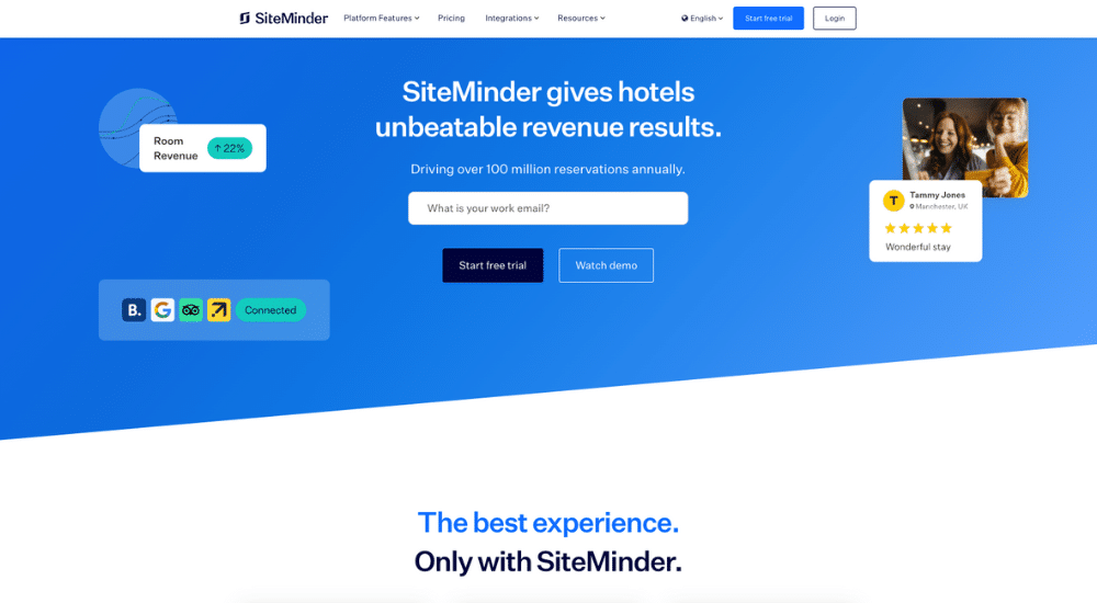 SiteMinder Homepage